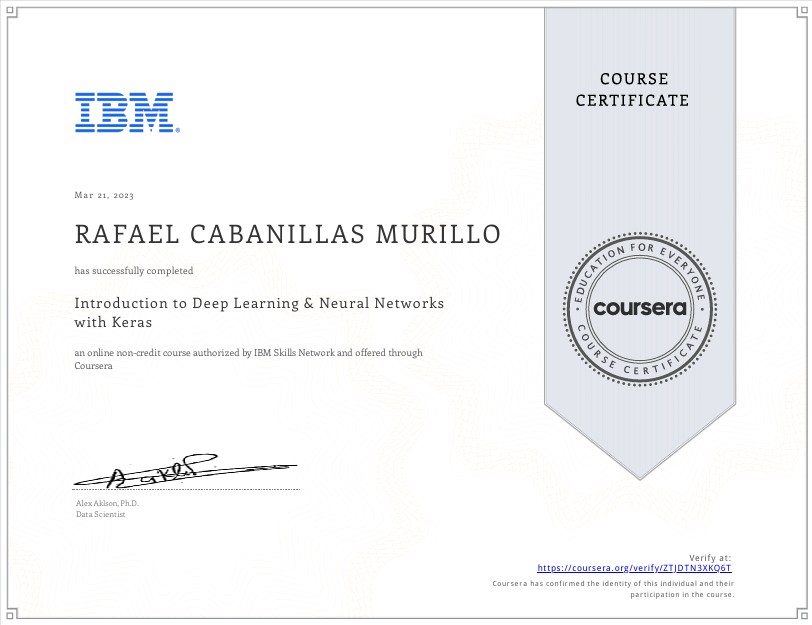 Machine Learning Certificate